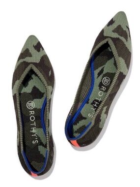 Rothy's The Point flats in Camo | Size: 8